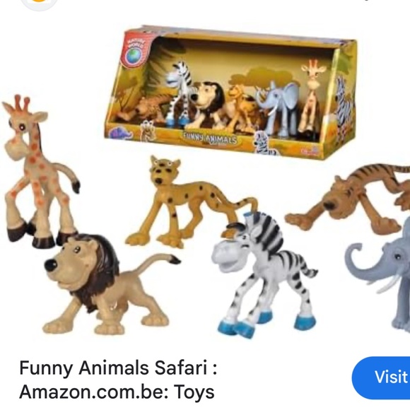 💕3 for $10- Simba Funny🦒Animals Safari Set - Picture 6 of 6